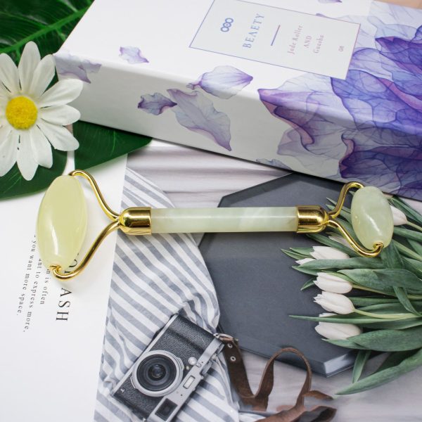 Double-Head Jade Roller – Natural Facial Massage Tool - Image 3