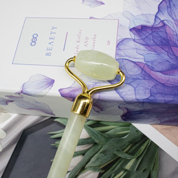 Double-Head Jade Roller – Natural Facial Massage Tool - Image 2