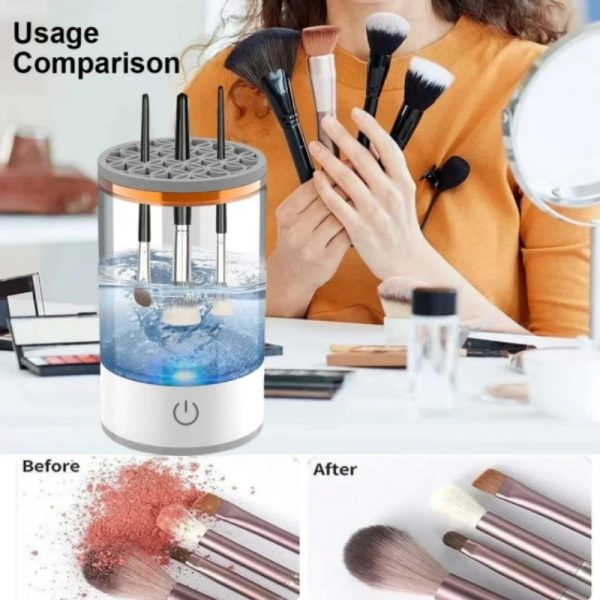 Electric Makeup Brush Cleaner – Sonic-Powered Deep Cleaning Machine