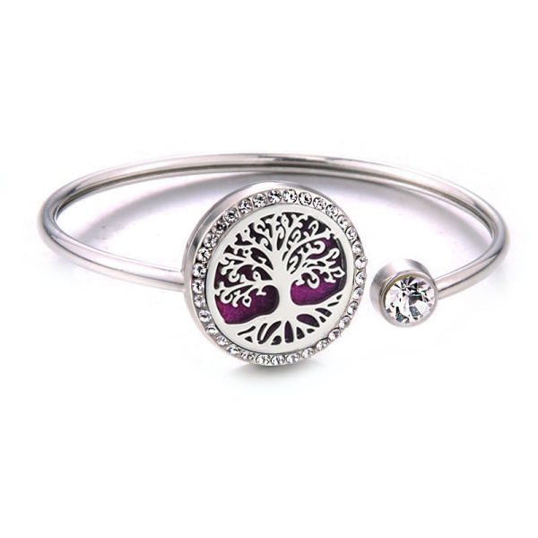 Aromatherapy Diffuser Bracelet – Silver-Plated Zodiac Design for Essential Oils - Image 7
