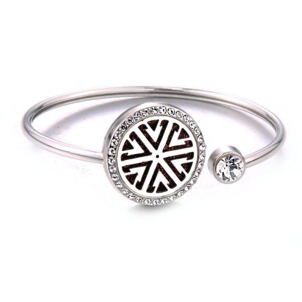 Aromatherapy Diffuser Bracelet – Silver-Plated Zodiac Design for Essential Oils - Image 8