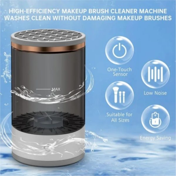 Electric Makeup Brush Cleaner – Sonic-Powered Deep Cleaning Machine - Image 5