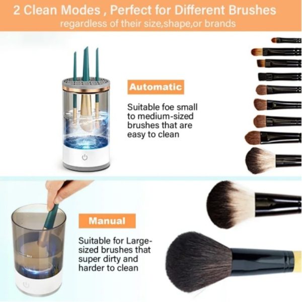 Electric Makeup Brush Cleaner – Sonic-Powered Deep Cleaning Machine - Image 3