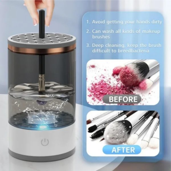 Electric Makeup Brush Cleaner – Sonic-Powered Deep Cleaning Machine - Image 8