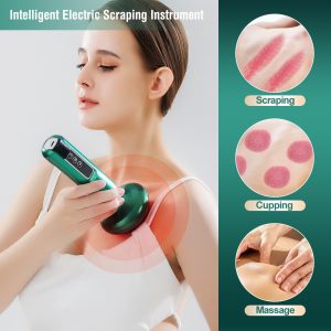 Electric Vacuum Cupping Massager – Infrared Suction Therapy with Essential Oil