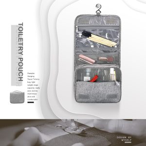 Hanging Travel Toiletry Bag โ Waterproof Multi-Compartment Organizer Pouch