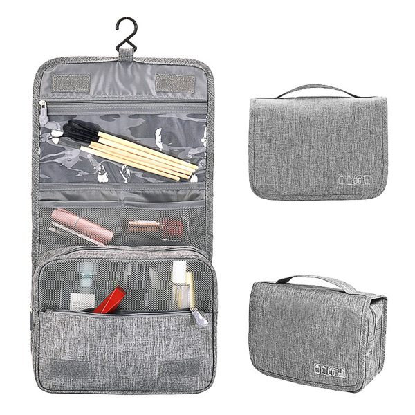 Hanging Travel Toiletry Bag – Waterproof Multi-Compartment Organizer Pouch - Image 3