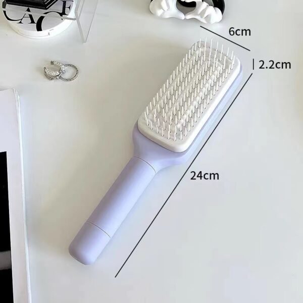 Self-Cleaning Hairbrush – Easy Twist-to-Clean Design - Image 6