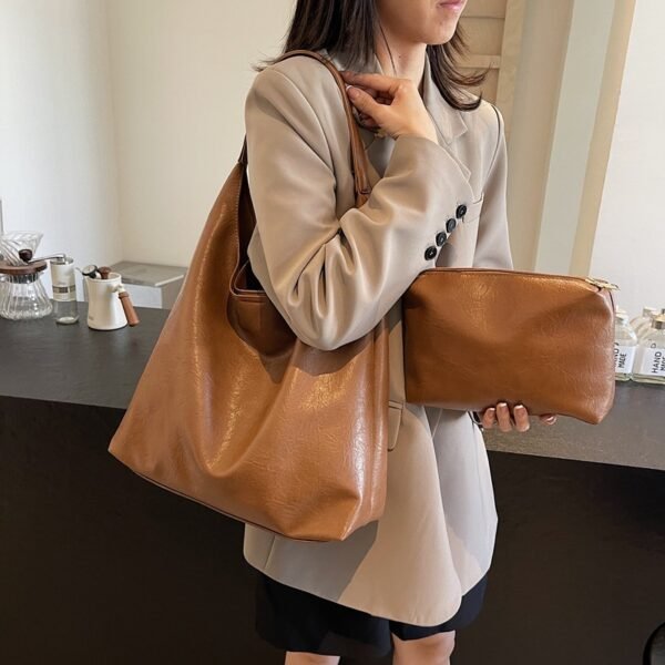 Women's Everyday Bucket Shoulder Bag – Casual & Versatile - Image 7