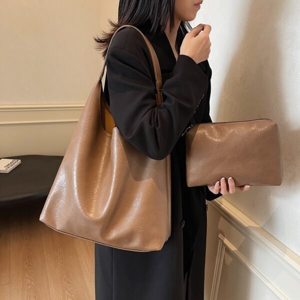Women's Everyday Bucket Shoulder Bag – Casual & Versatile - Image 6