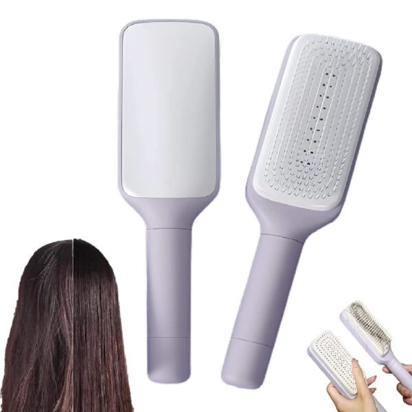 Self-Cleaning Hairbrush – Easy Twist-to-Clean Design - Image 10